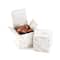 Hortense B. Hewitt Co. White &#x26; Cream Dried Floral Bridal Shower Blank Favor Boxes, 25ct.